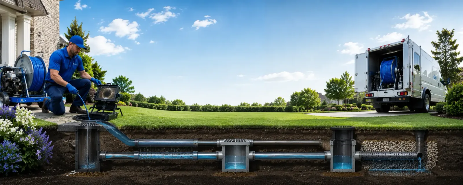 Outdoor drain cleaning information for Rutledge, GA